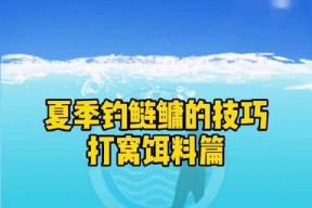 钓鱼打窝技巧有哪些？如何正确打窝提高钓鱼效率？
