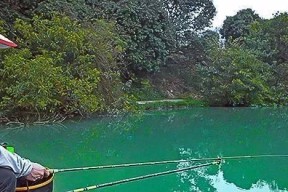 夏天山体灌溉水库钓鱼技巧（挑选合适的渔具）