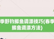 河流钓鱼调漂技巧是什么？如何掌握正确的调漂方法？